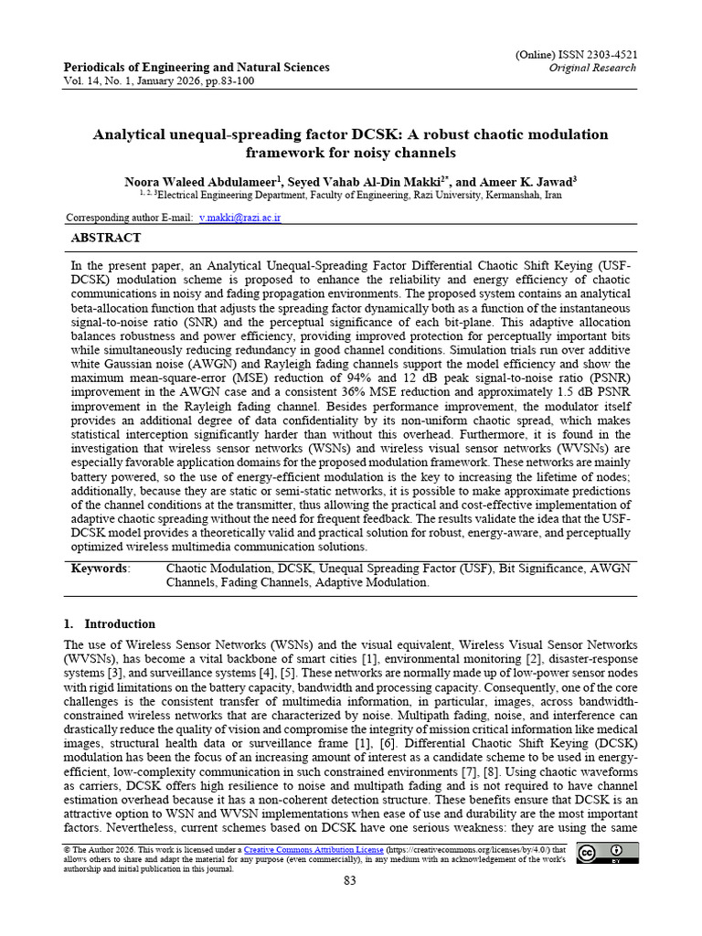 83-100_1533-2 | PDF | Signal To Noise Ratio | Wireless Sensor Network
