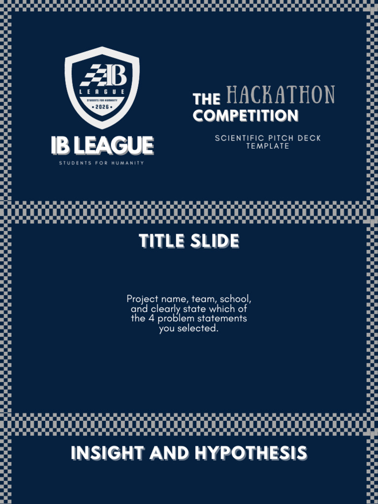 Scientific Pitch Deck Template | PDF