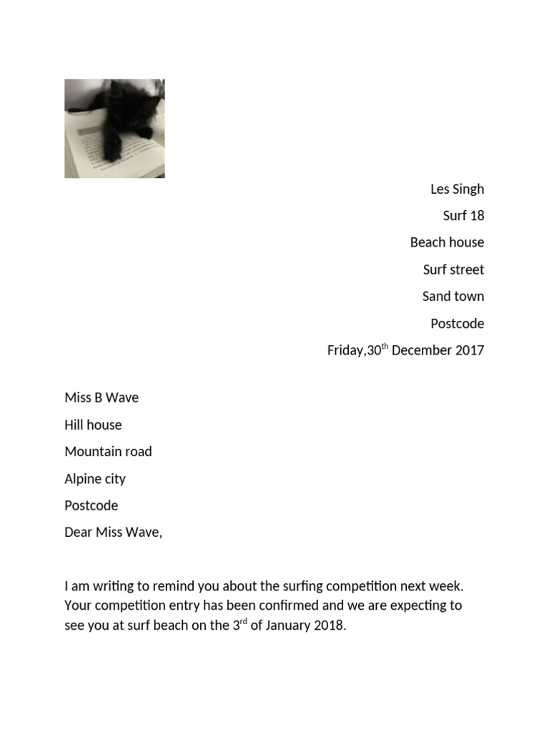 Letter | PDF