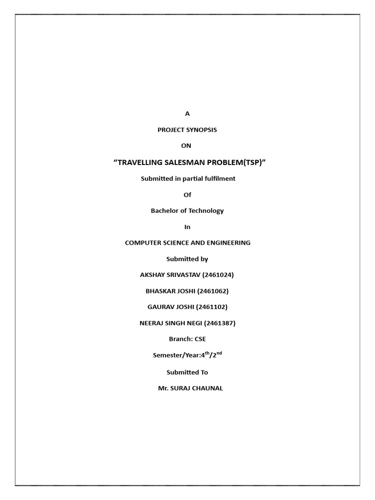 Daa Phase 1 Synopsis PDF | PDF | Applied Mathematics | Computer Science
