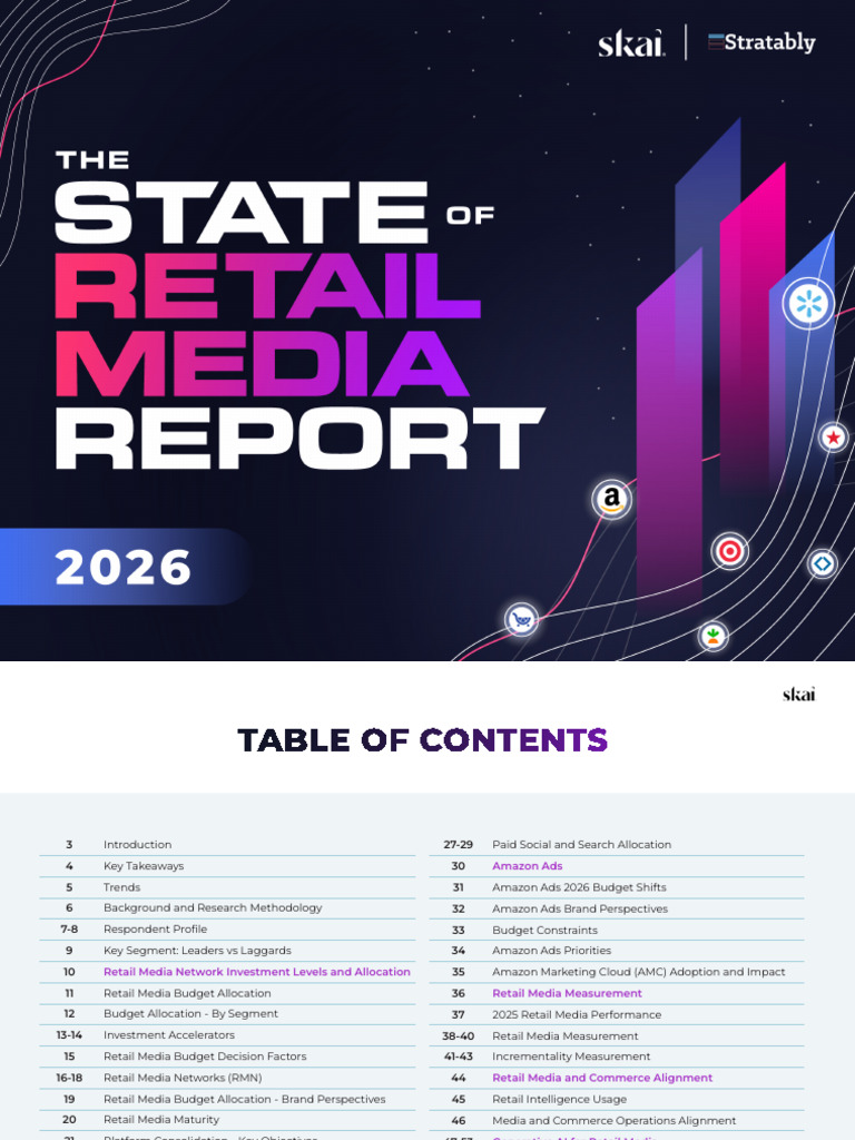Skai State of Retail Media 2026 | PDF | Retail | Artificial Intelligence