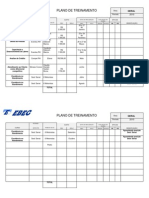 Plano de Treinamento