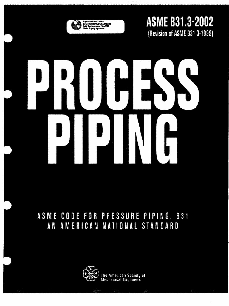 ASME b31.3 (2002) Process Piping | PDF