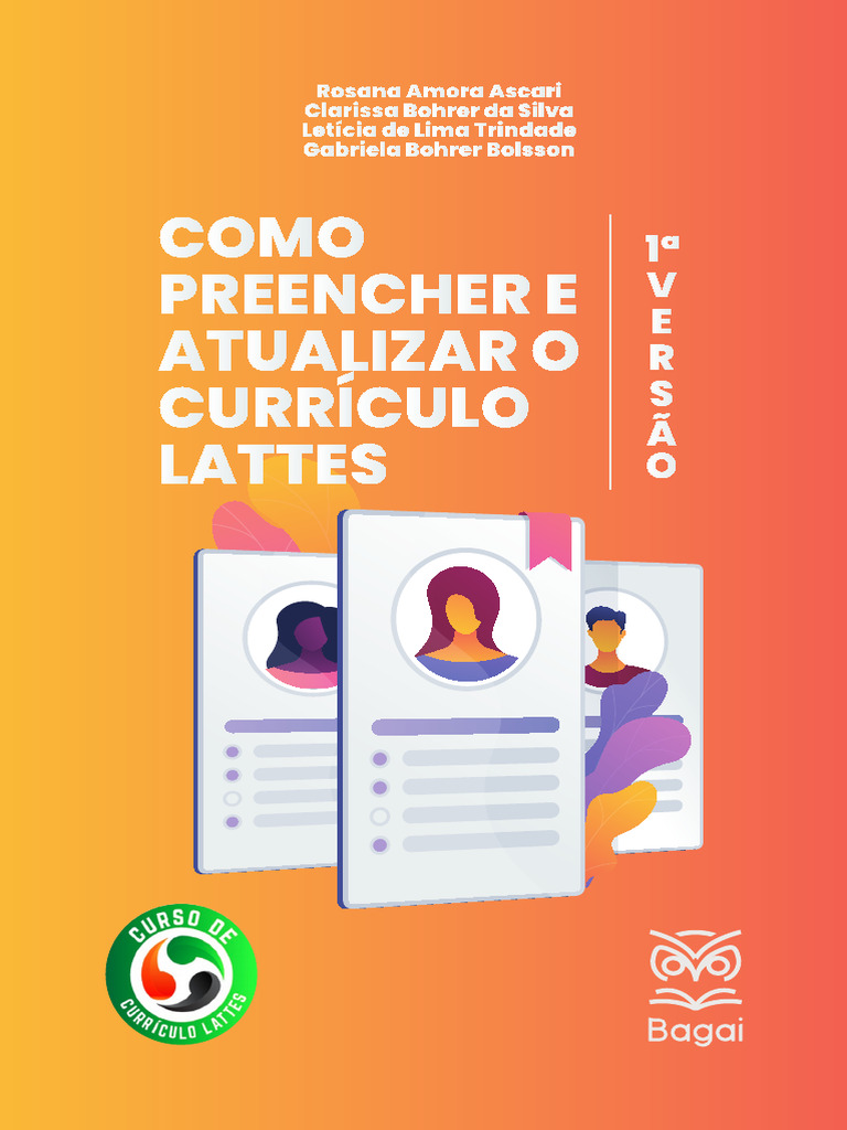 Como Preencher e Atualizar o Currículo Lattes - 1 Versão | PDF