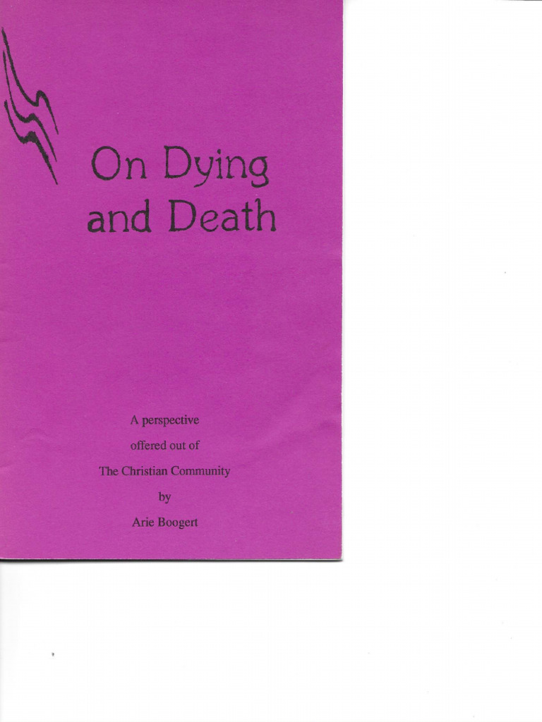 On Death and Dying | PDF
