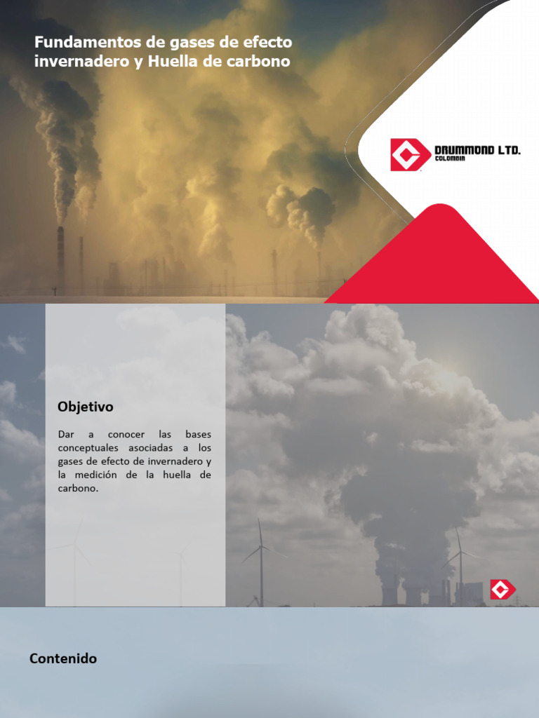 Fundamentos GEI y Huella de Carbono | PDF | Huella de carbono | Gases ...