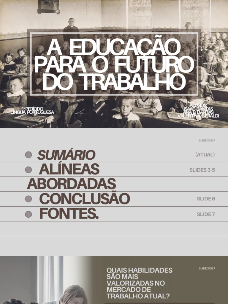 A Educação para o Futuro Do Trabalho | PDF | Desenvolvimento ...