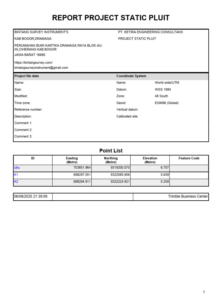 Point Report | PDF