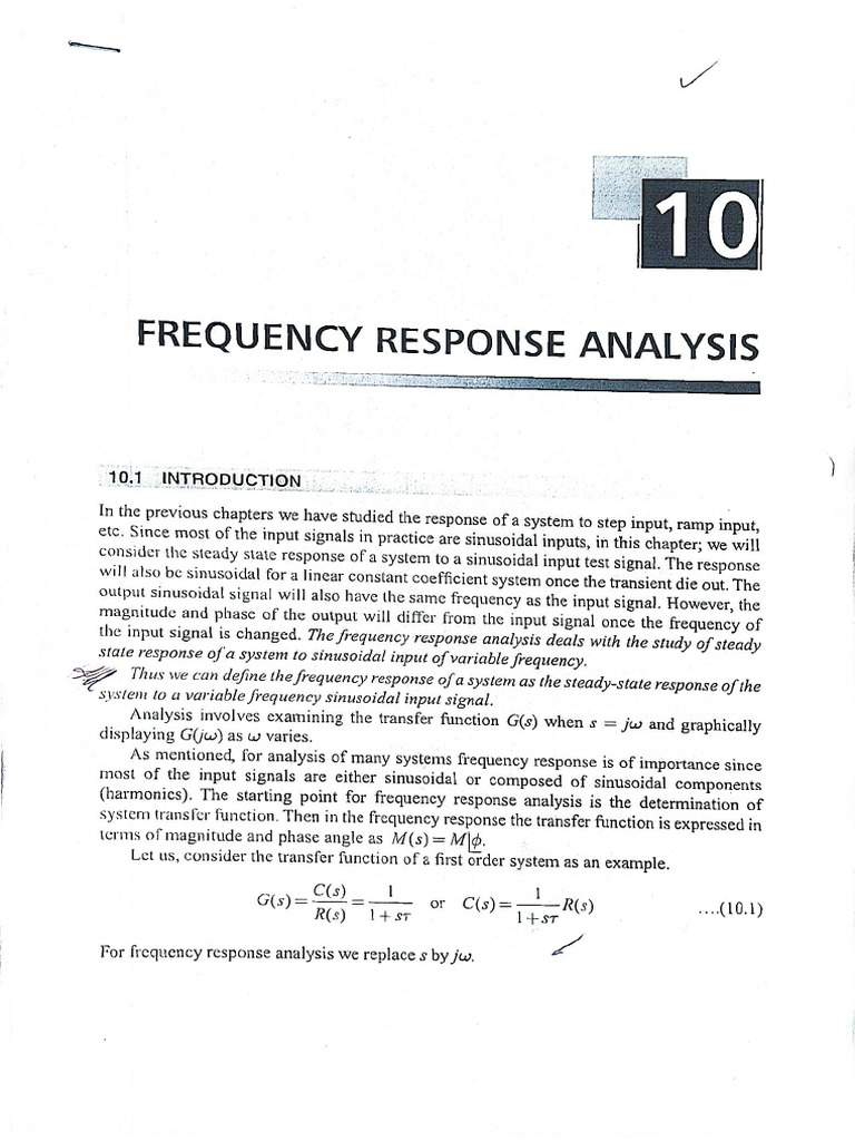 Frequency Response Analysis | PDF