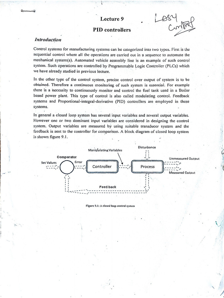 PID CONTROLLERS (Control Systems) | PDF