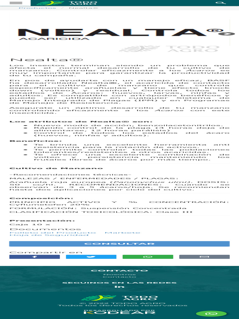 Nealta® TODO AGRO | PDF