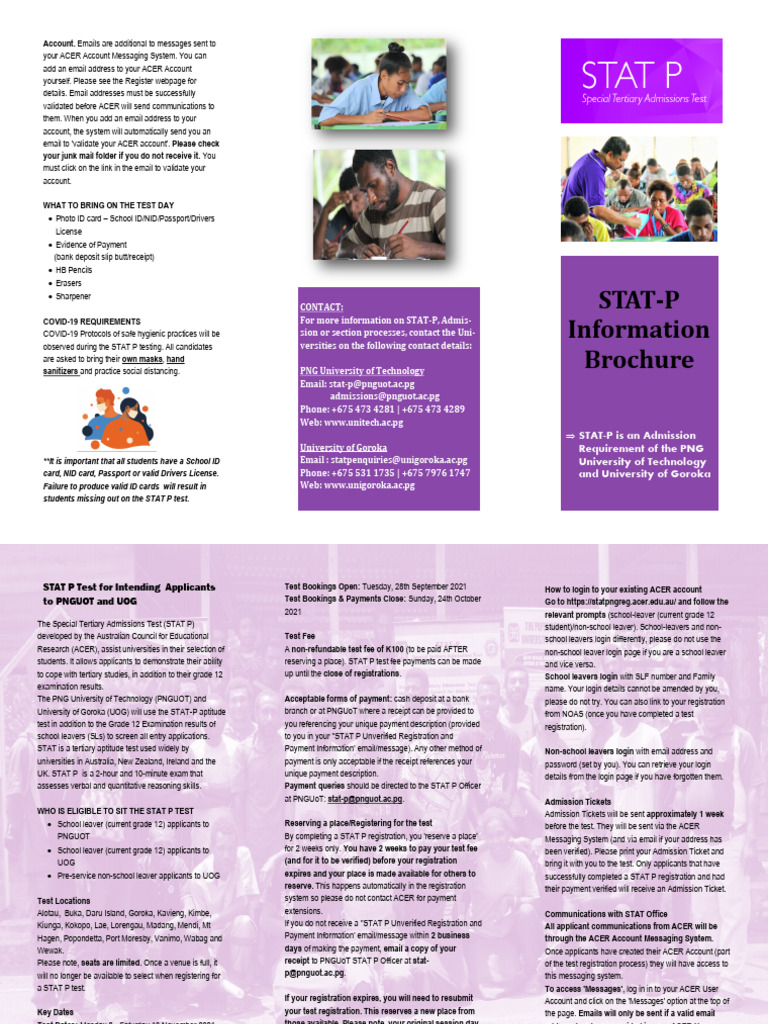 STAT-P Brochure 2021 | PDF