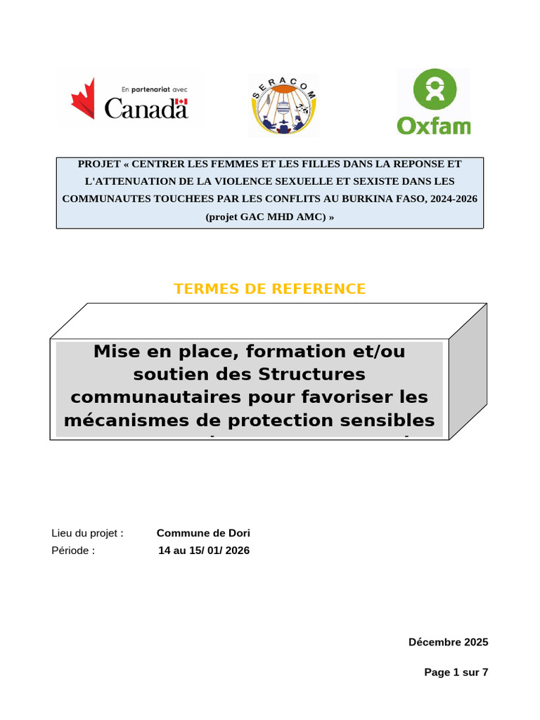 TDR Formation Oddf - 125802 | PDF | Sexe | Études des genres