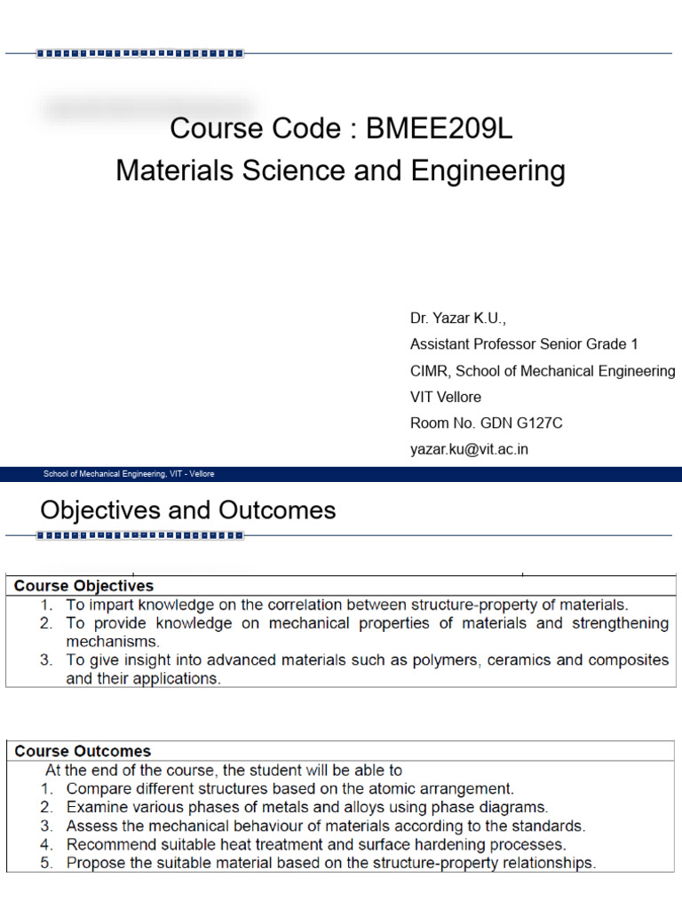 Class Notes 1 | PDF | Composite Material | Metals