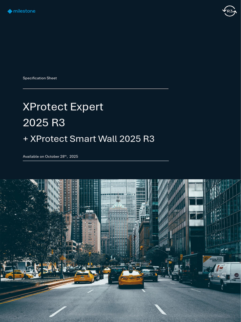 Milestone XProtect Expert Specification Sheet 2025 R3 | PDF | Graphics ...