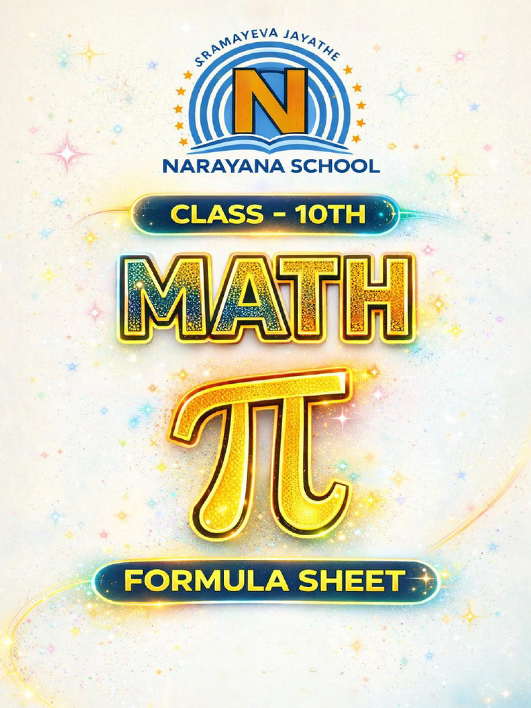G-X Math Formula Sheet Final | PDF