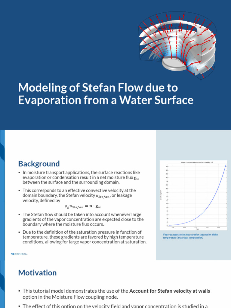 Stefan Flow Evaporation Water Surface | PDF | Evaporation | Humidity