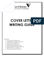 Cover Letter Writing Guide: Contents
