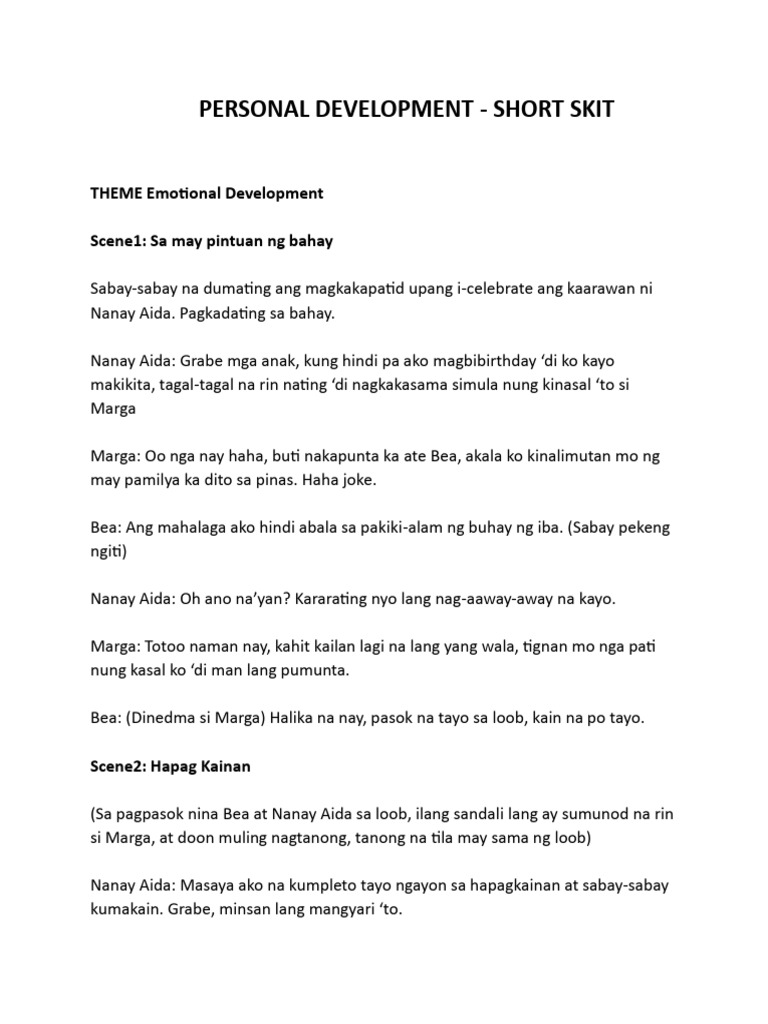 Personal Development | PDF