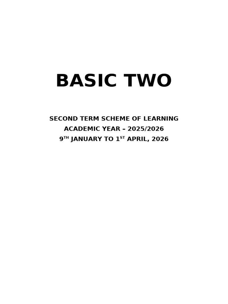2026 T2 B2 Schemes & Lesson Plans | PDF | Shape | Reading Comprehension