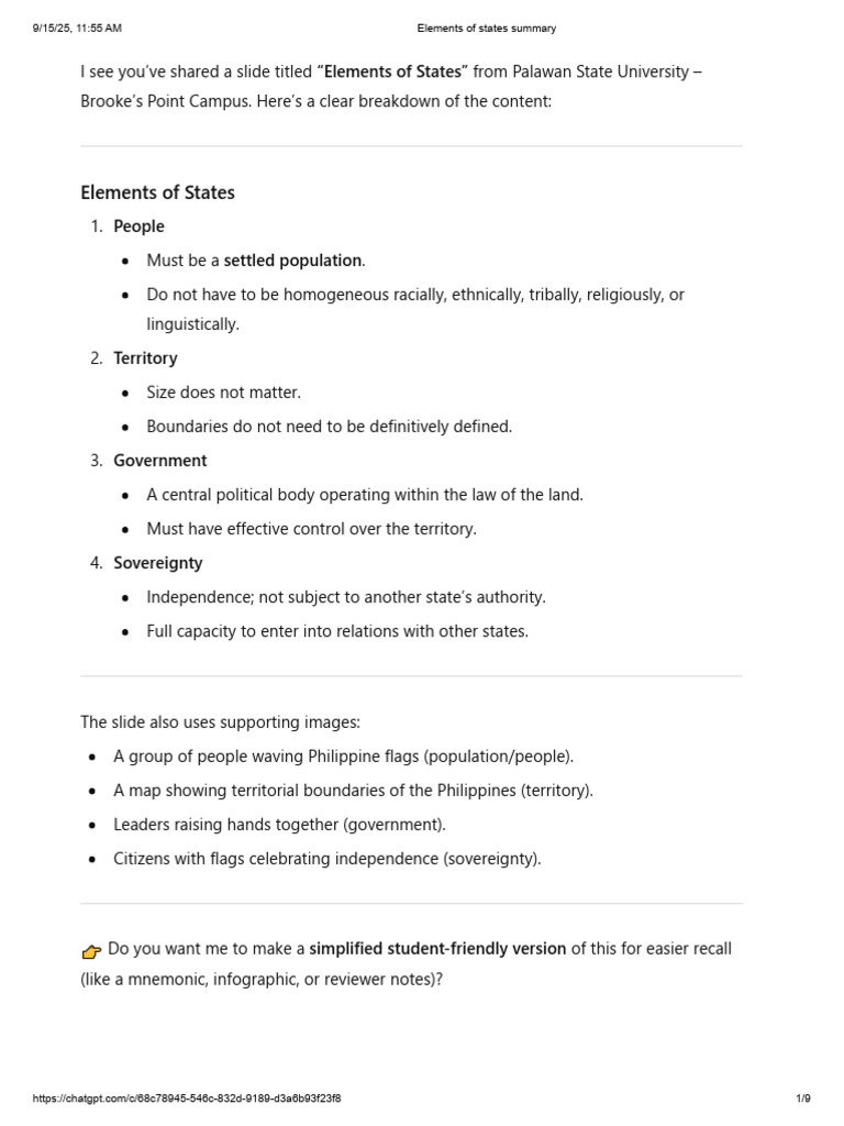 State Part 1 | PDF | Political Science | Global Politics