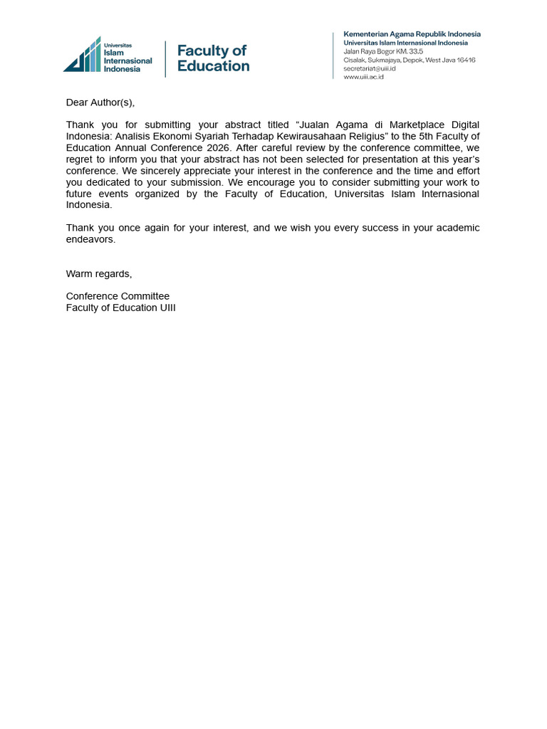 18 Result - The 5th Faculty of Education Annual Conference 2026 | PDF