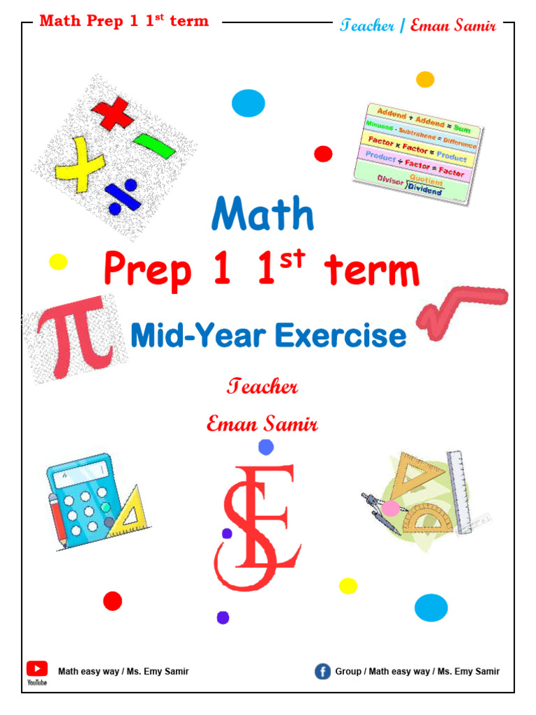 1st Prep-1st Term Assessment (4) | PDF | Triangle | Angle