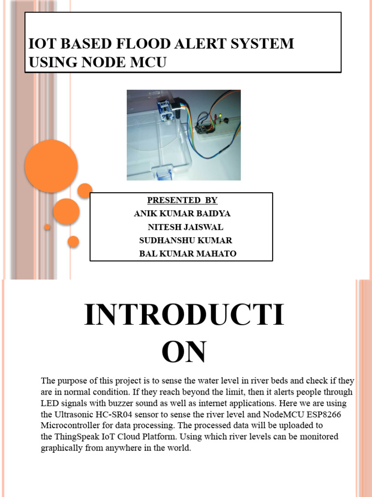 567846335 Iot Based Flood Alert System Using Node Mcu | PDF ...