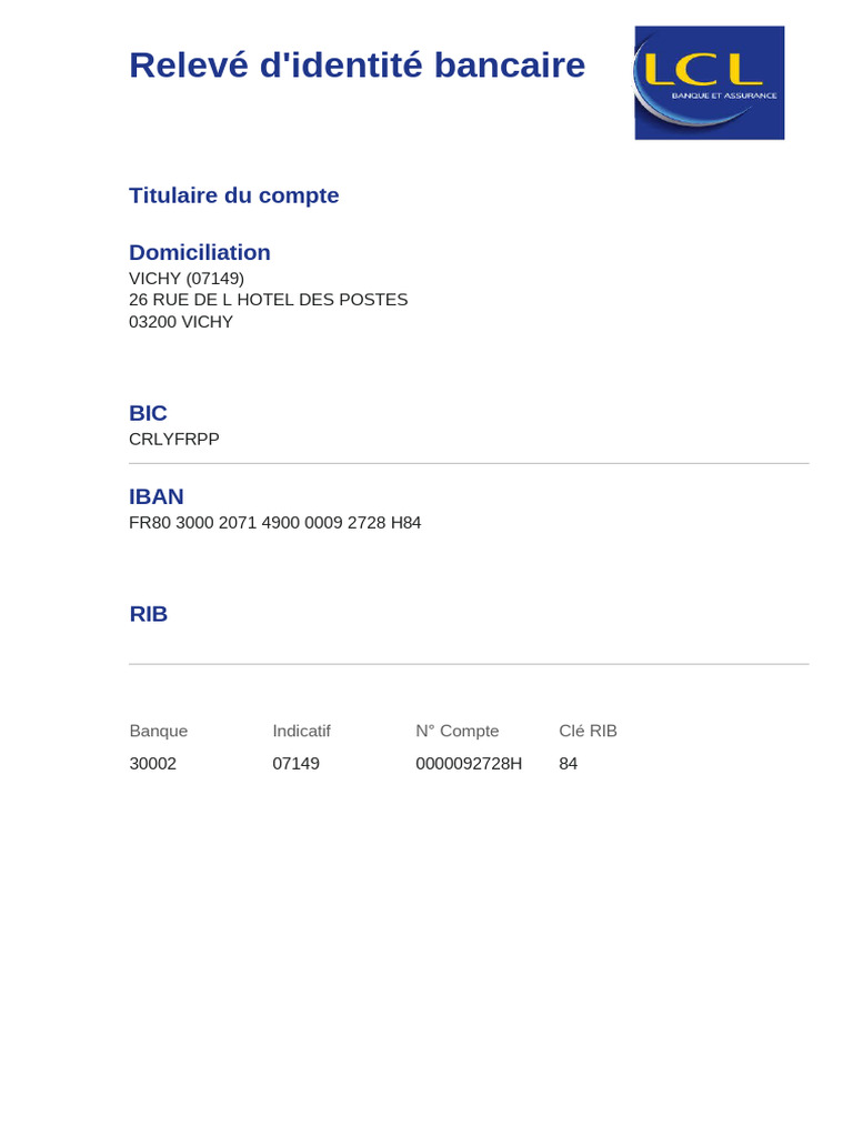 RIB LCL | PDF