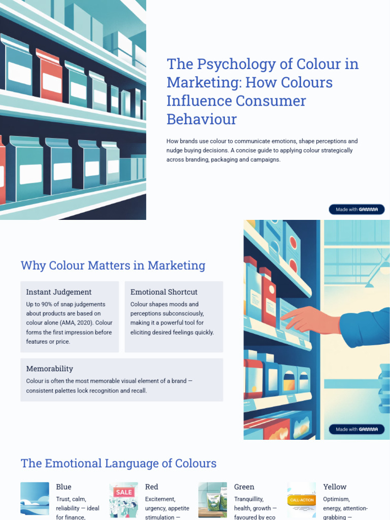 The Psychology of Colour in Marketing How Colours Influence Consumer ...