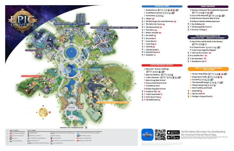 Universal Epic Universe Park Map English | PDF | Nintendo Franchises ...