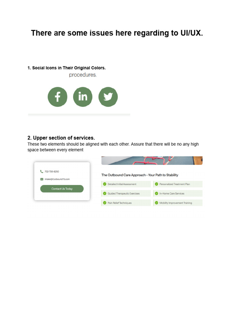Ui Ux Issues | PDF
