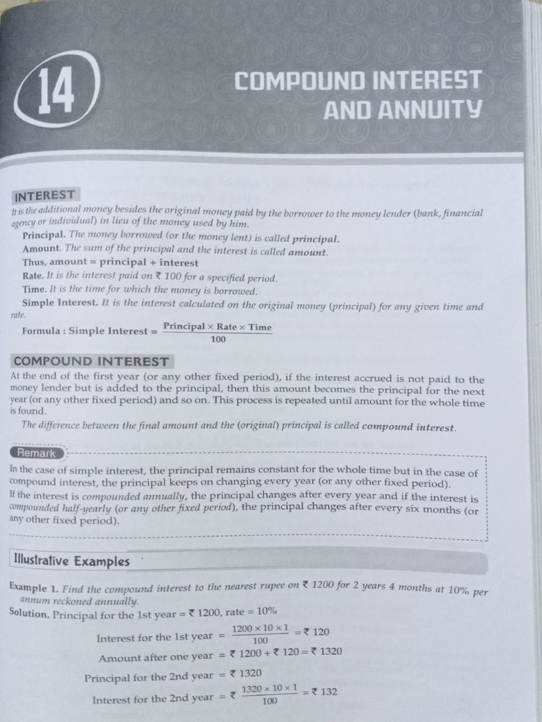 Compound Interest and Annuity | PDF