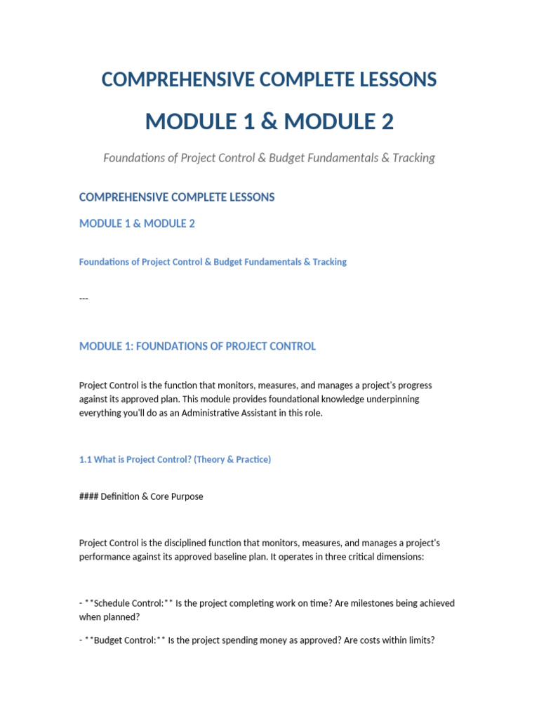 Modules 1 and 2 COMPLETE-1 | PDF | Business