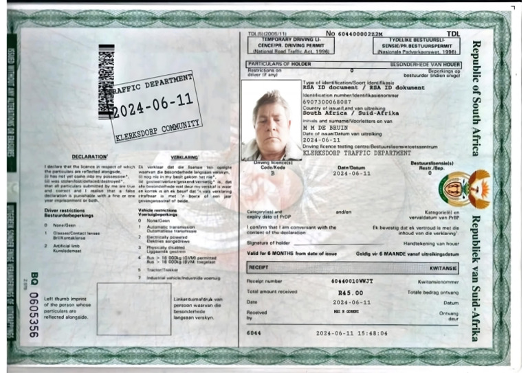 Temporary Licence | PDF
