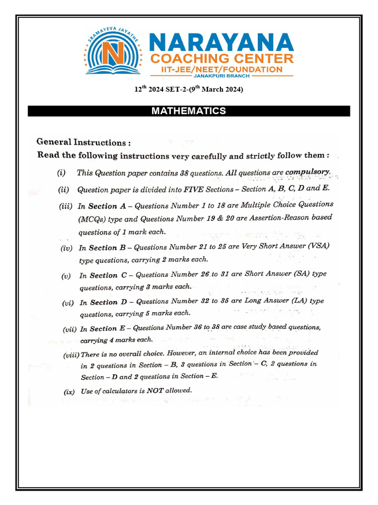 2024 SET-2 | PDF