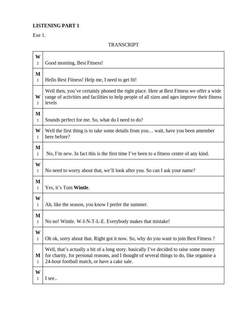 Luyện Lis part 1 | PDF