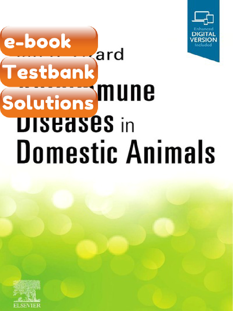 Testbank Autoimmune Diseases in Domestic Animals Ian R Tizard | PDF ...