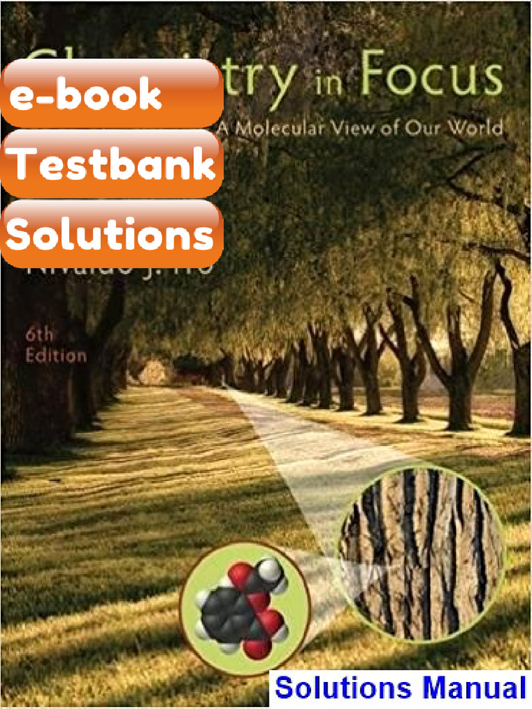 Testbank Chemistry in Focus a Molecular View of Our World 6th Edition ...