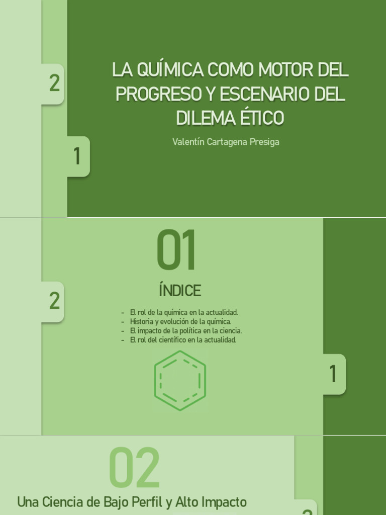 Unidad 4 La Química Como Motor Del Progreso - Valentín Cartagena | PDF ...