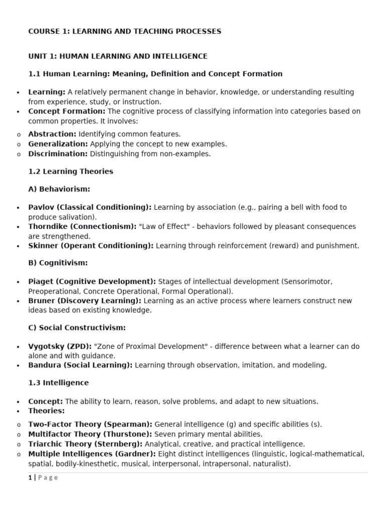 Bed All Subject Notes | PDF | Educational Assessment | Classical ...