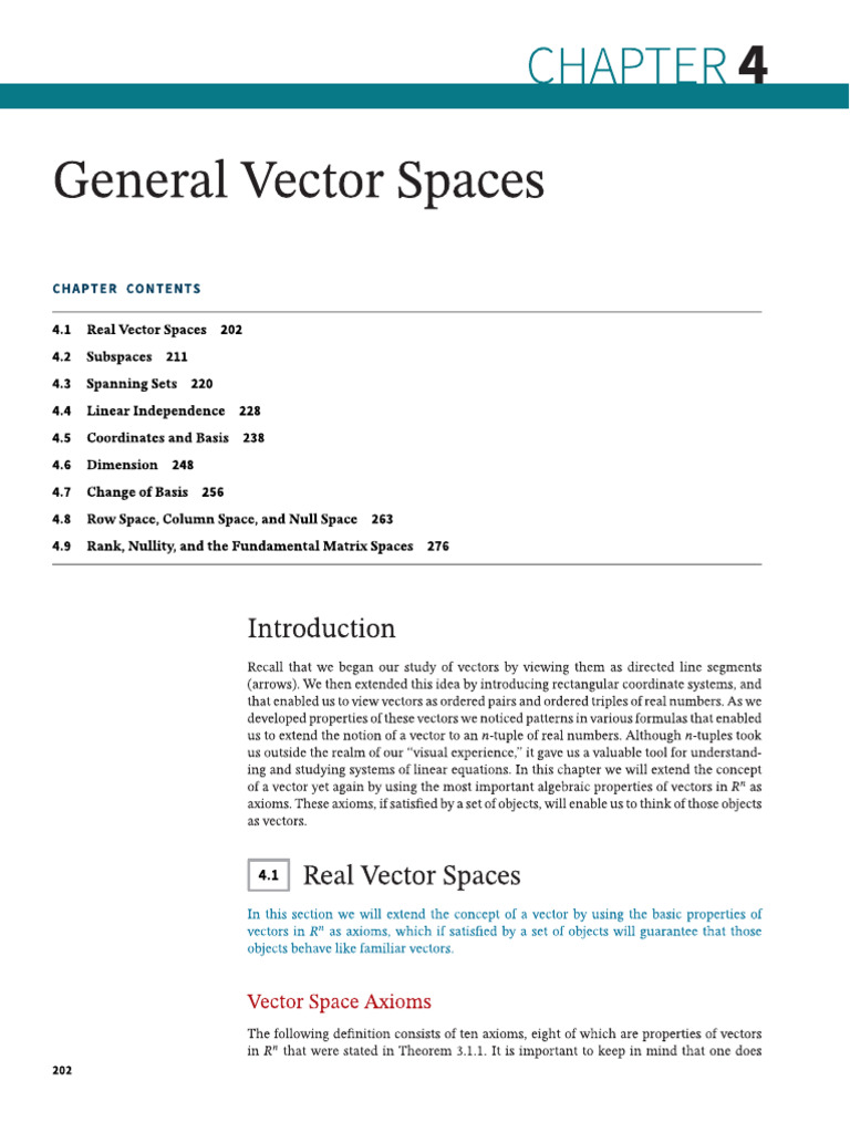 Unit 1 Vector Space | PDF