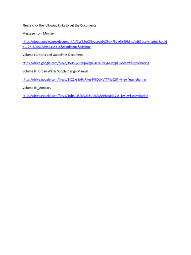 Urban Water Supply | PDF