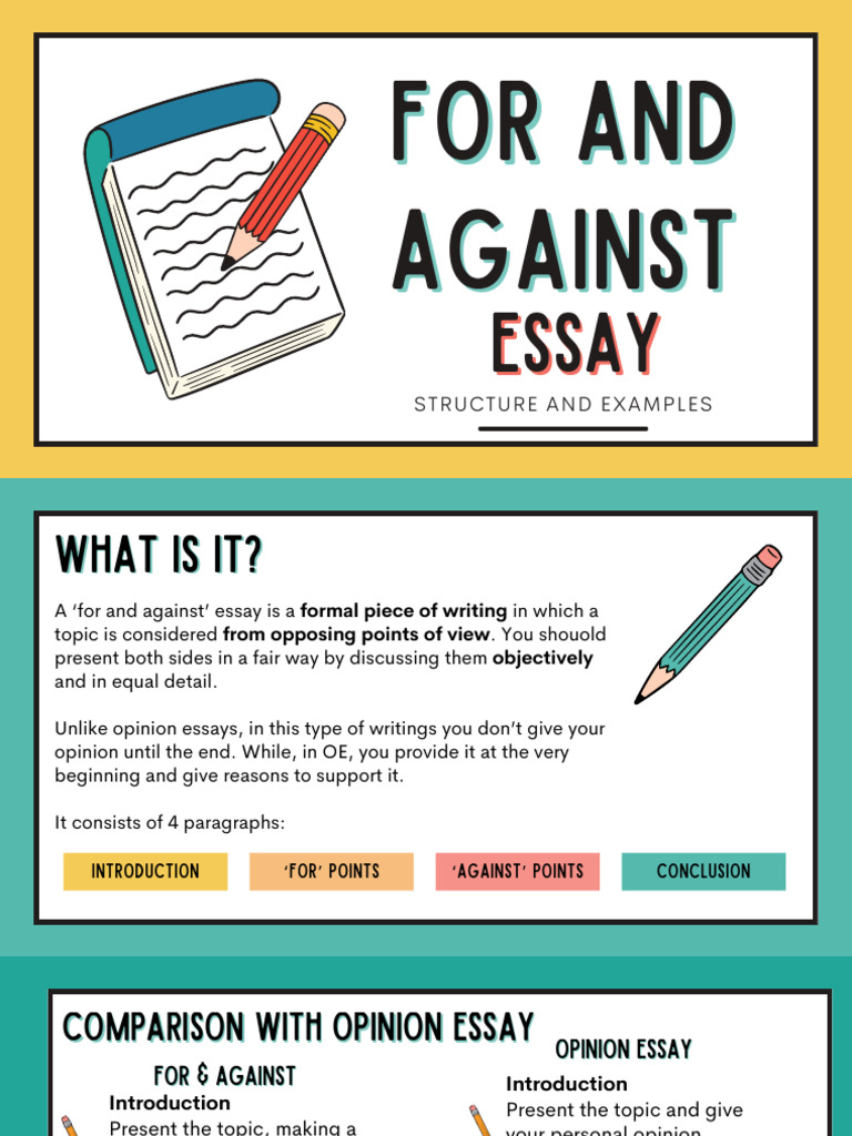 For and against essay (2) | PDF | Essays | Reason