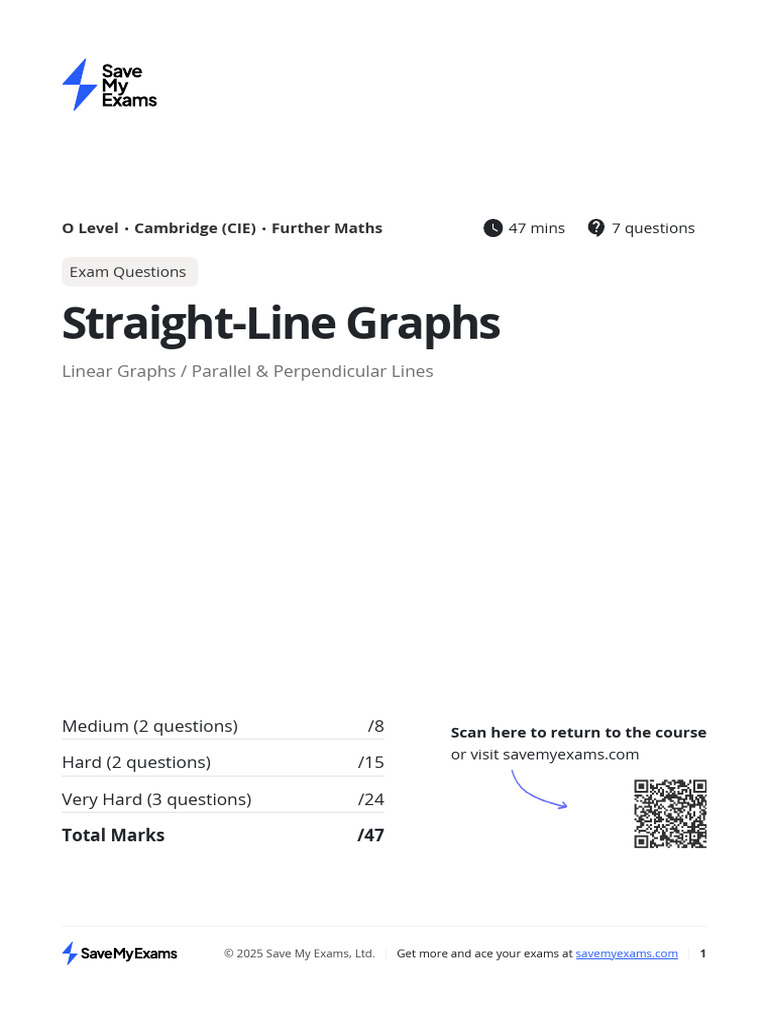 Straight Line Graphs 9wCyDmFJM2sZnFPr | PDF | Perpendicular ...
