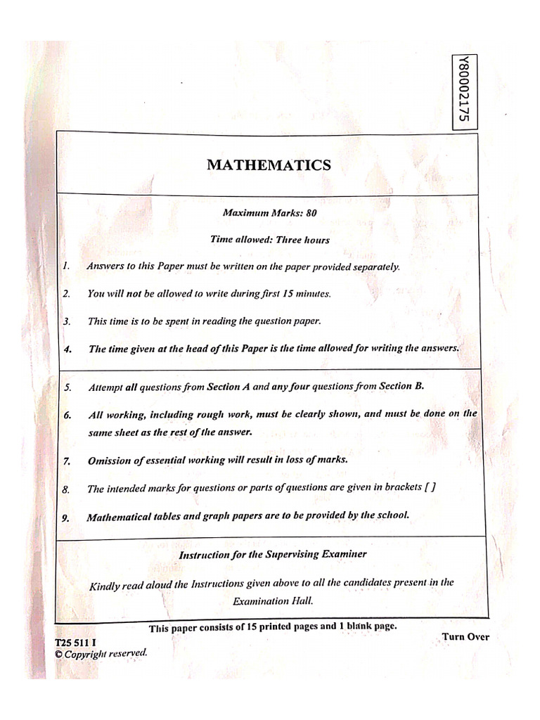 Math Imp 2025-1 | PDF