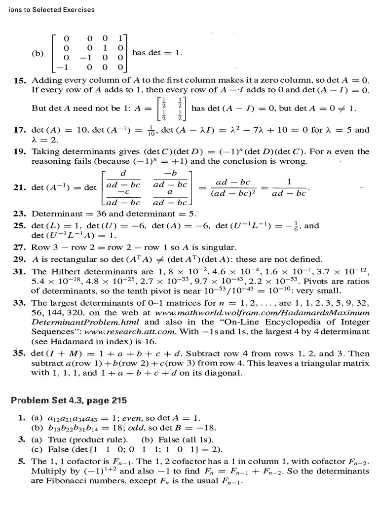 Gilbert Strang Linear Algebra and Its Applicatio 230928 225121-47 | PDF ...