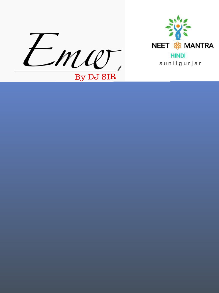 EMW by DJ SIR Handwritten Notes | PDF