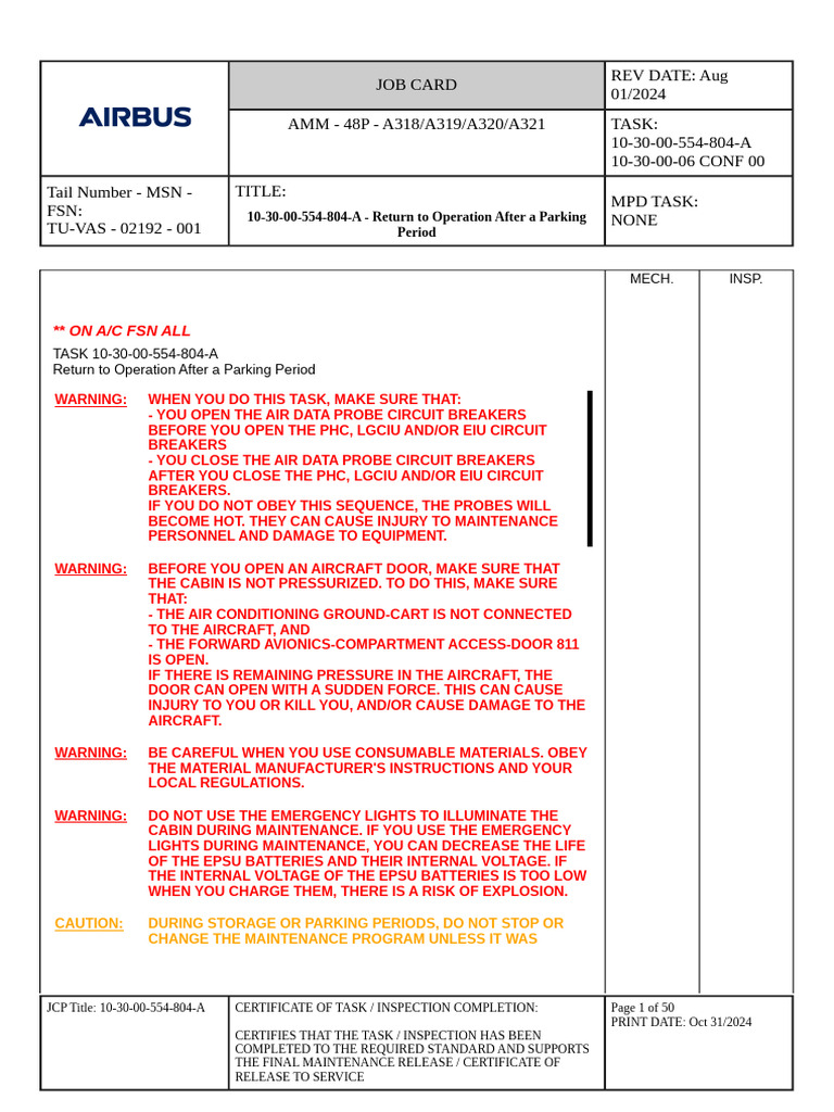 Tu-Vas Rts Tasks | PDF | Aircraft | Aviation