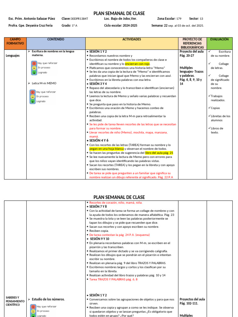 Plan Semana 3 IVAN | PDF